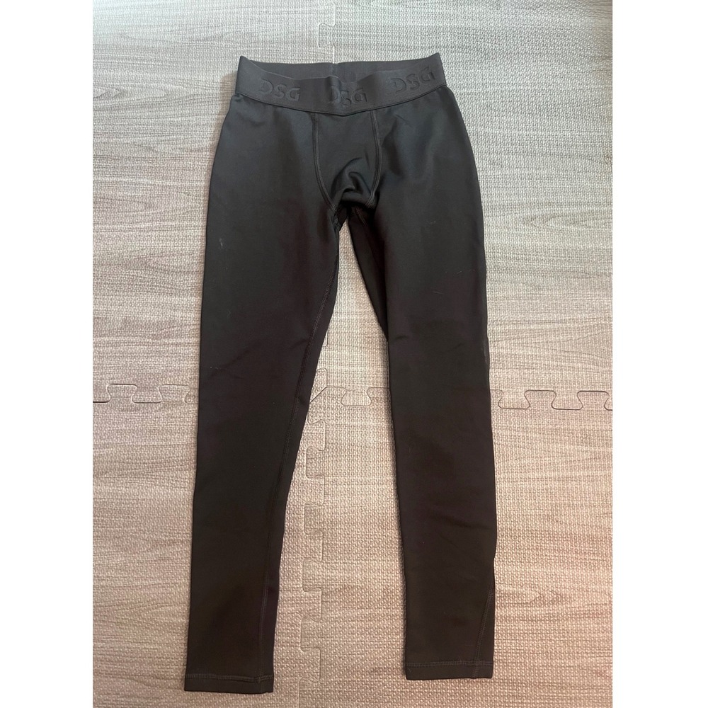 DSG Boys Black Compression Tights Athletic Base Layer Size Medium 10-12‎